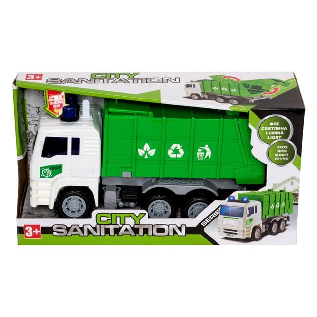 Camion Reciclare Verde Jumbo cu Sunet și Lumini - Verde (3) [ps:d81c7ec4-3a2f-493c-9ff1-2fc3c2773f7e]