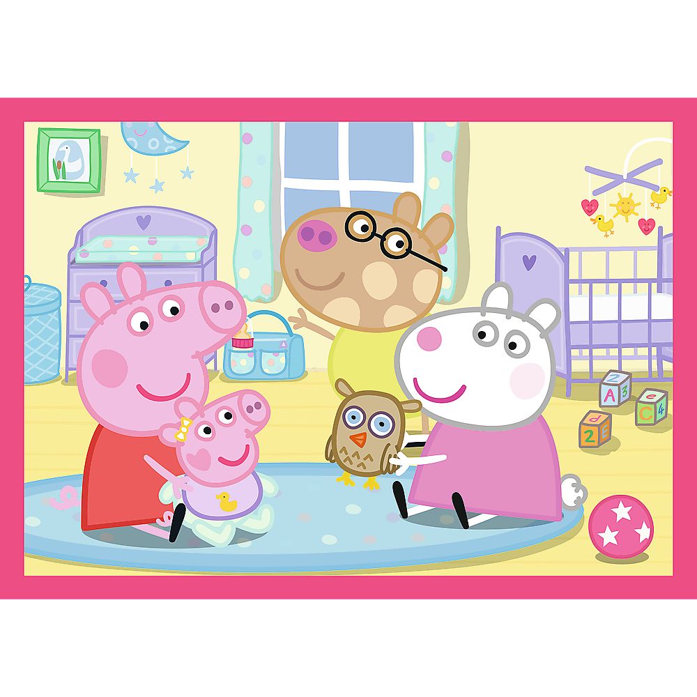 PUZZLE TREFL 4IN1 PEPPA PIG IUBESTE AVENTURILE - Peppa Pig (3) [ps:0e27a545-7ad6-45cc-abc1-a23bd8a25e41]