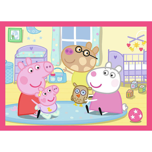 PUZZLE TREFL 4IN1 PEPPA PIG IUBESTE AVENTURILE - Peppa Pig (3) [ps:0e27a545-7ad6-45cc-abc1-a23bd8a25e41]