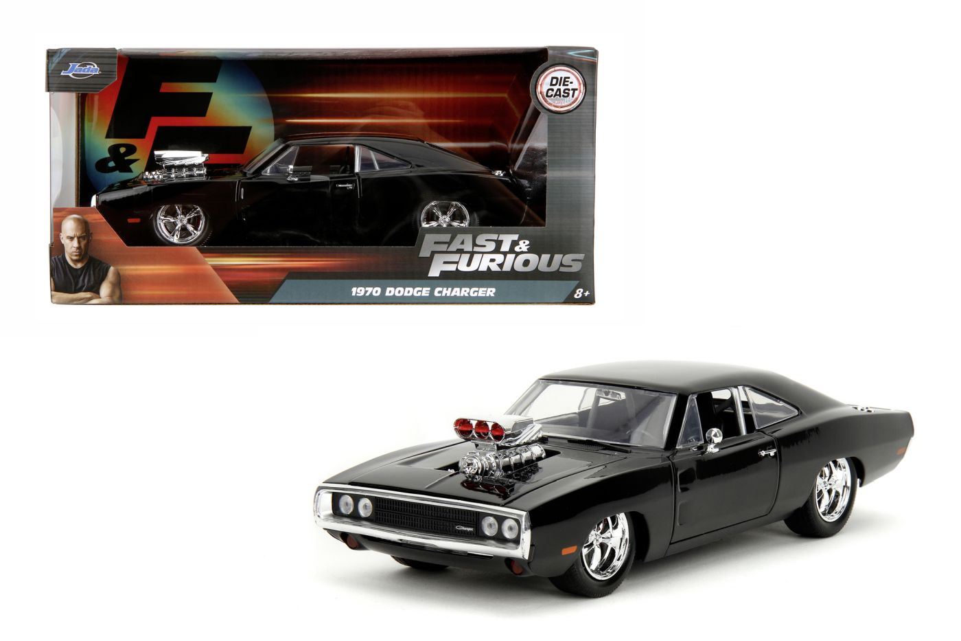 JADA FAST AND FURIOUS MASINUTA METALICA DODGE CHARGER 1970 SCARA 1 LA 24 [ps:37709c2e-340a-4559-bda9-16a3bd79c110]