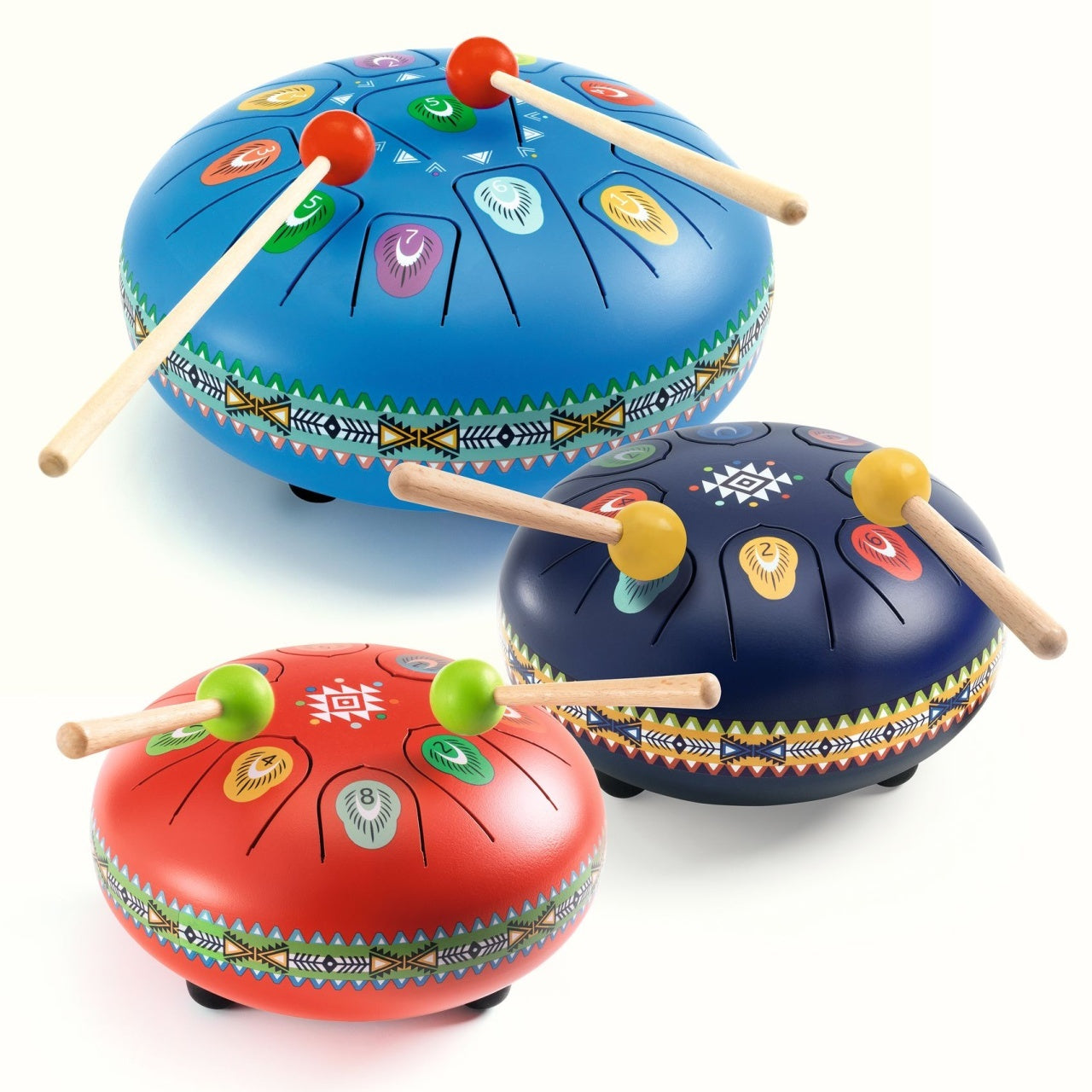 Instrument muzical Toba metalica rosie, Djeco - Rosie (3) [ps:cd0ca60f-10f9-4514-b32e-39aada5b0deb]