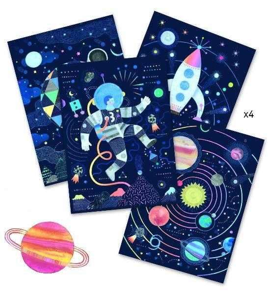 Joc creativ de razuit Cosmos, Djeco - Imagine 4 [ps:4e16c63f-f339-41cd-a7c3-83f5adcaca9e]