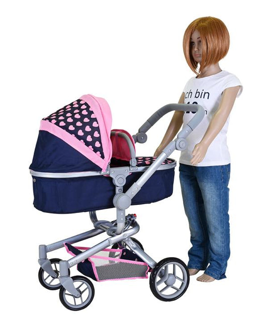 Cărucior Landou Papusi Knorr Toys Boonk, Pink Hearts - Default Title (3) [ps:0db18a35-6ed1-4d04-a7c5-2f55f90be9be]