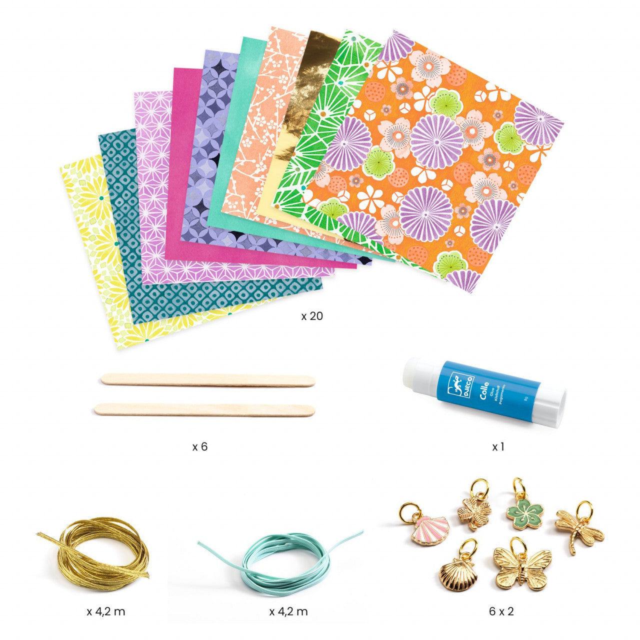 Joc creativ DIY bratari Elegant si auriu, Djeco - Imagine 3 [ps:322236f3-ec43-49ba-9863-697e0eabc899]