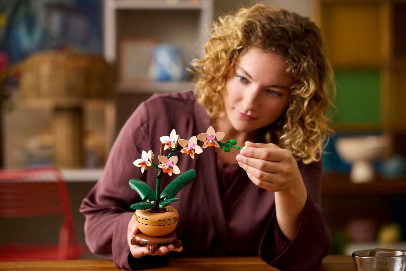 LEGO BOTANICALS MINI ORHIDEE 10343 - Imagine 4
