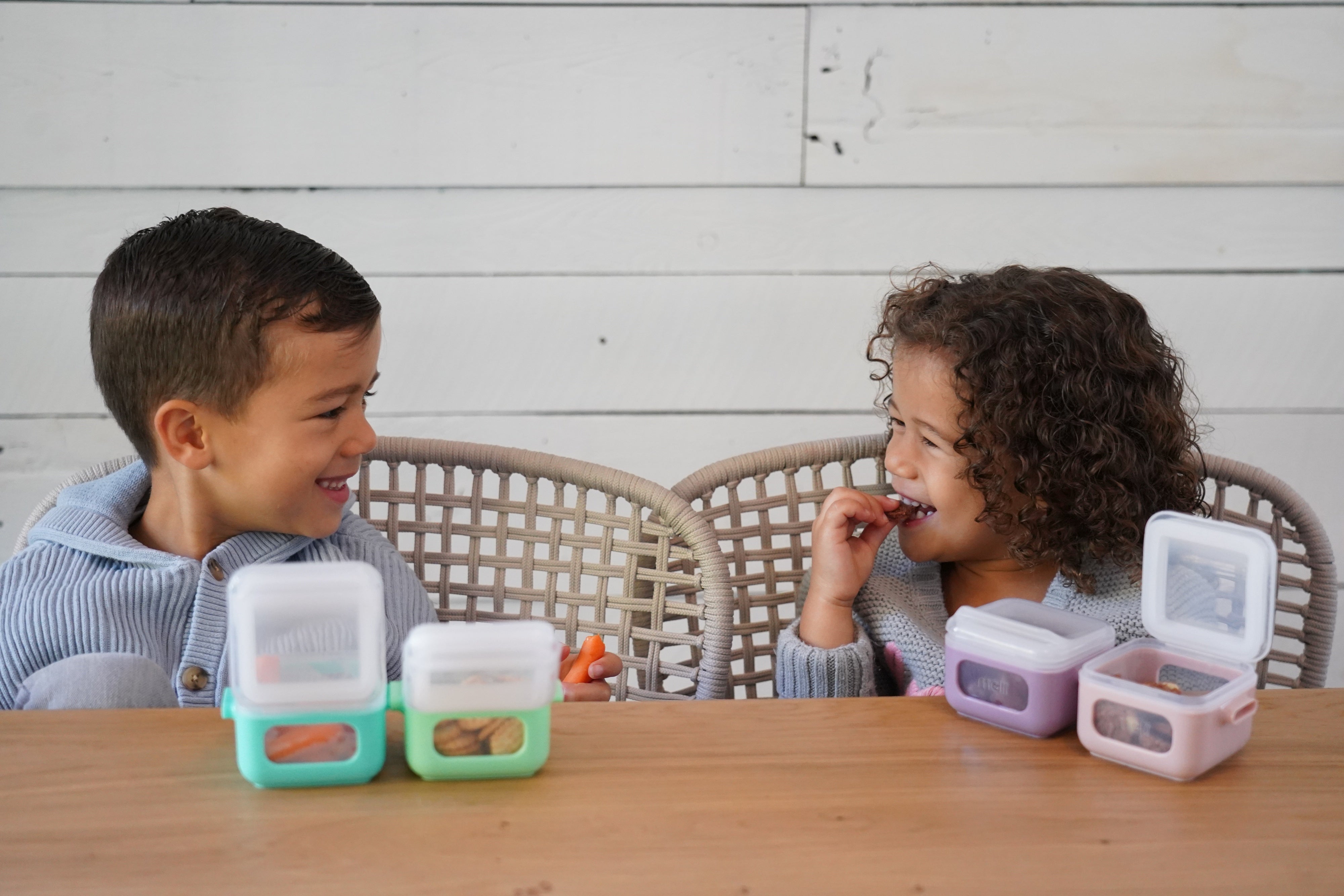 SET 4 RECIPIENTE SILICON SNAP&GO CUBES, MELII, 4*118 ML - Imagine 4