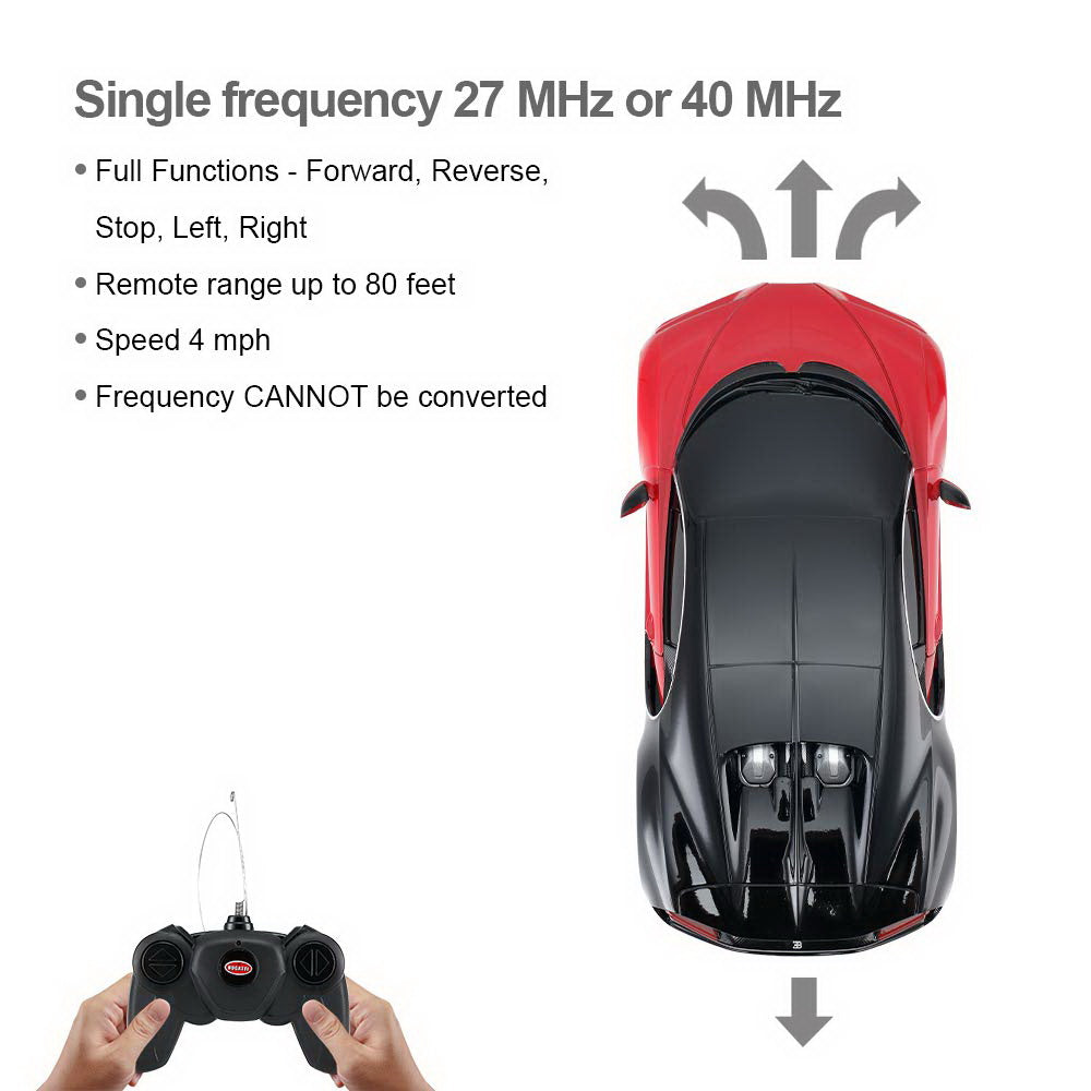 MASINA CU TELECOMANDA BUGATTI CHIRON ROSU CU SCARA 1 LA 24 [ps:593edb56-814b-4227-8893-85a129872466]