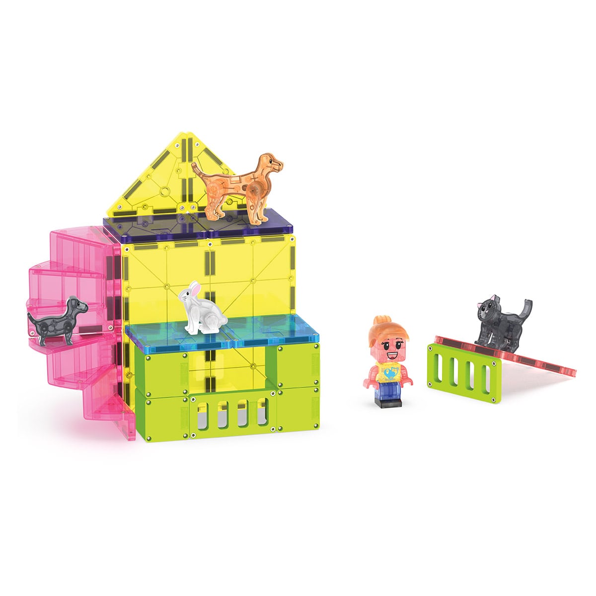 MAGNA-TILES Pet Playhouse, 50 piese - Jucărie Construcție - Default Title (4) [ps:d7e6e050-5349-4046-b208-6c07af85dd01]
