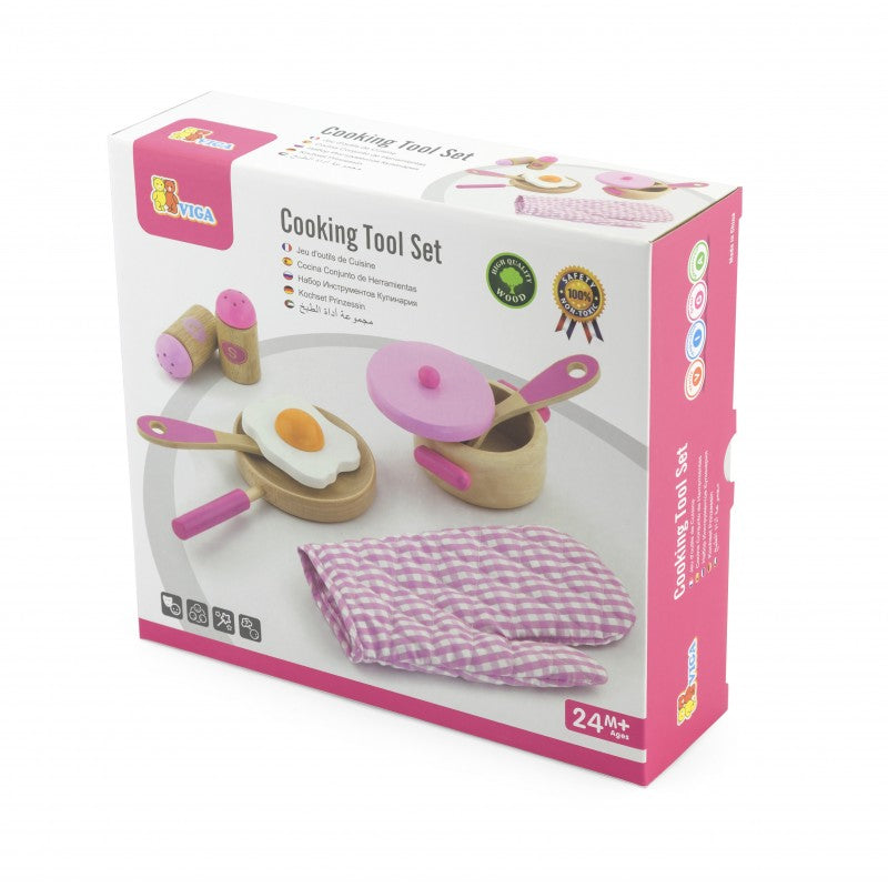 Set accesorii pentru gatit - roz, Viga [ps:51cc6515-cd66-4397-b89c-0c59dfa74f96]