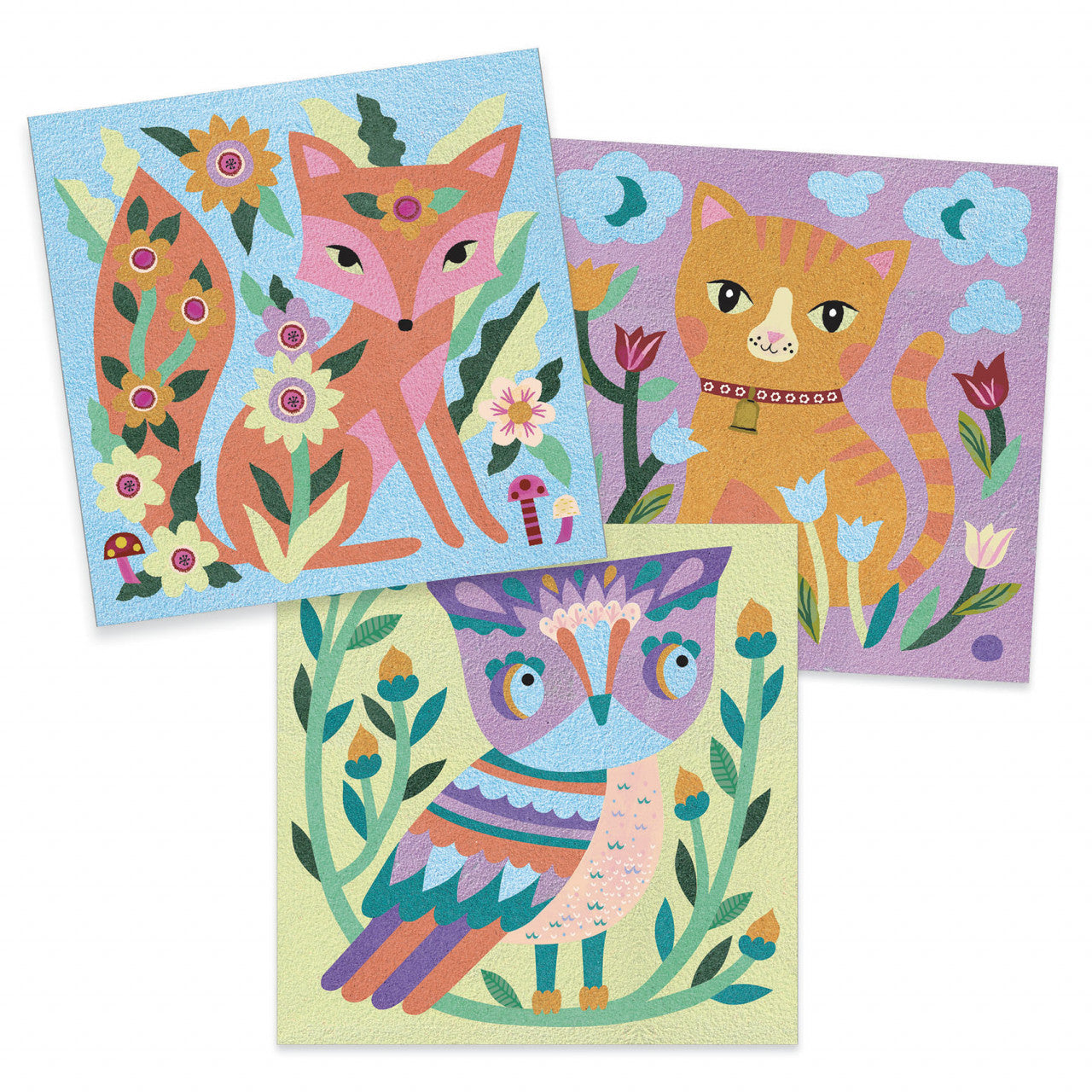 Atelier creativ cu nisip fluorescent Animale luminoase, - Imagine 3 [ps:836bf94e-ccff-4be1-ab88-d2e6b6586274]