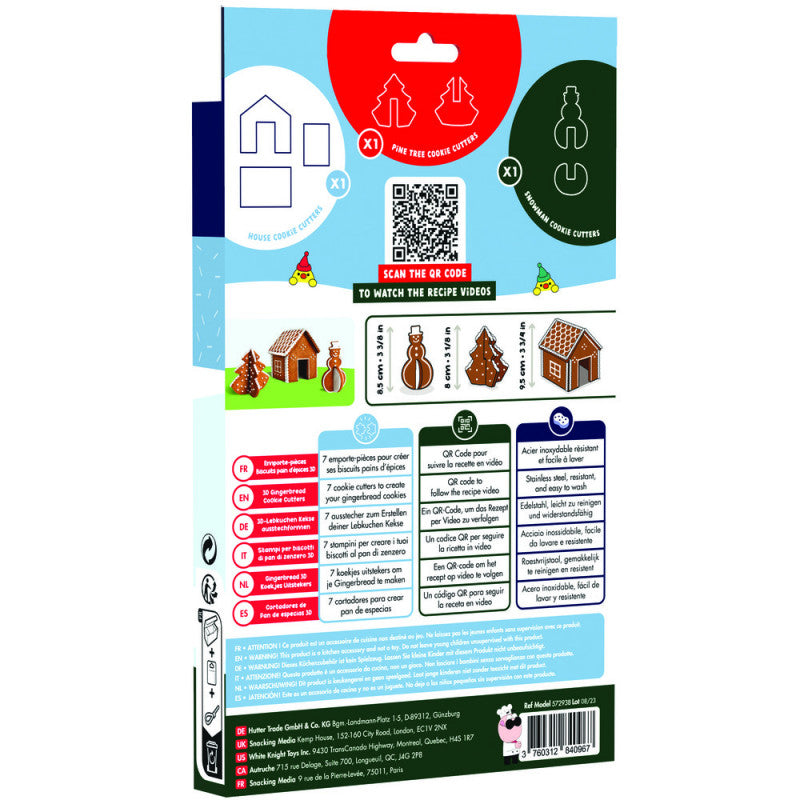Set de forme Casuta in turta dulce 3D, Chefclub kids [ps:4bdd9725-4cba-445b-9ddb-792b458696c4]