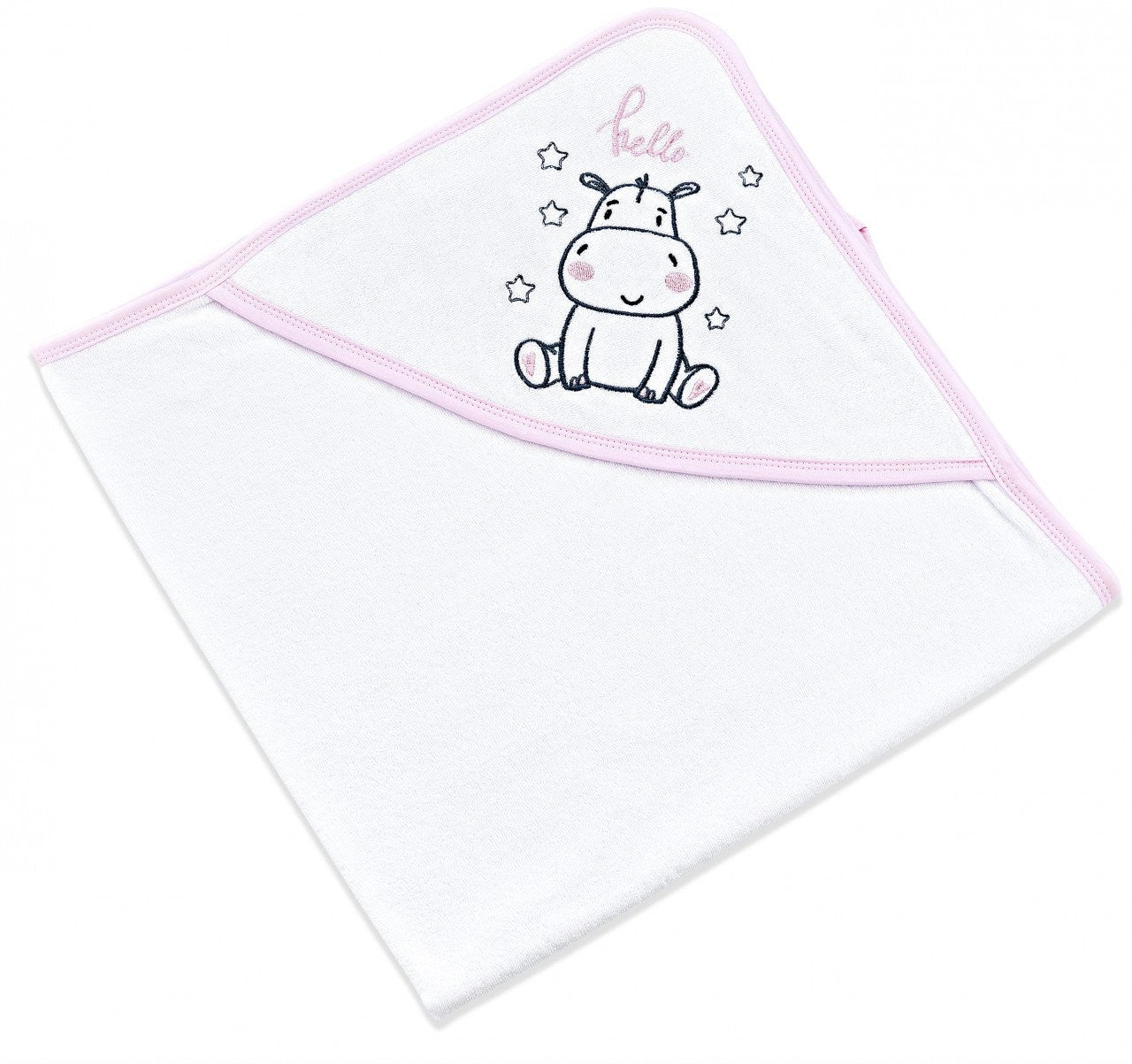 Set cadita de baie complet pentru bebelusi cu 6 piese, - Roz