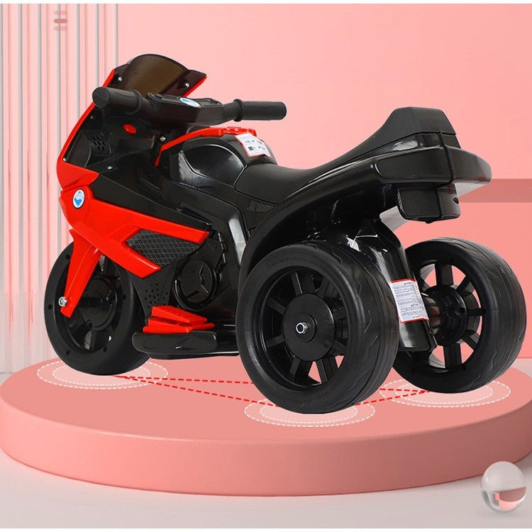 Motocicletă Electrică Flippy cu Acumulator, Roșu, 1-4 Ani - Roșu (4) [ps:76a31c4a-9454-4599-8611-03e0dd60dd21]
