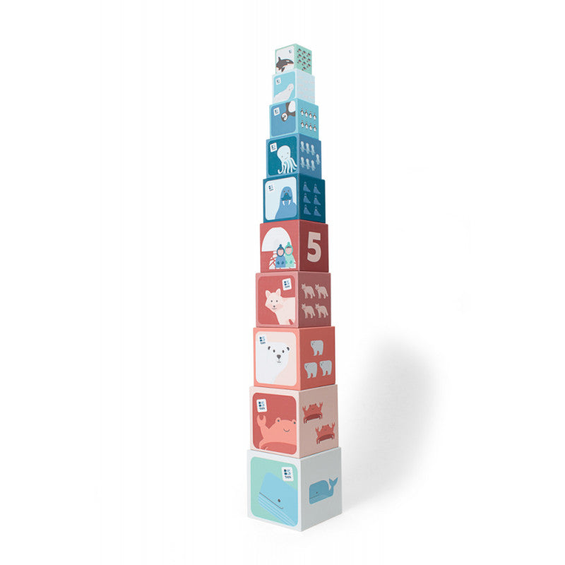 Turn din cuburi de stivuit, BS Toys [ps:c9c0f3a0-cb90-495c-ad99-d545f781747c]