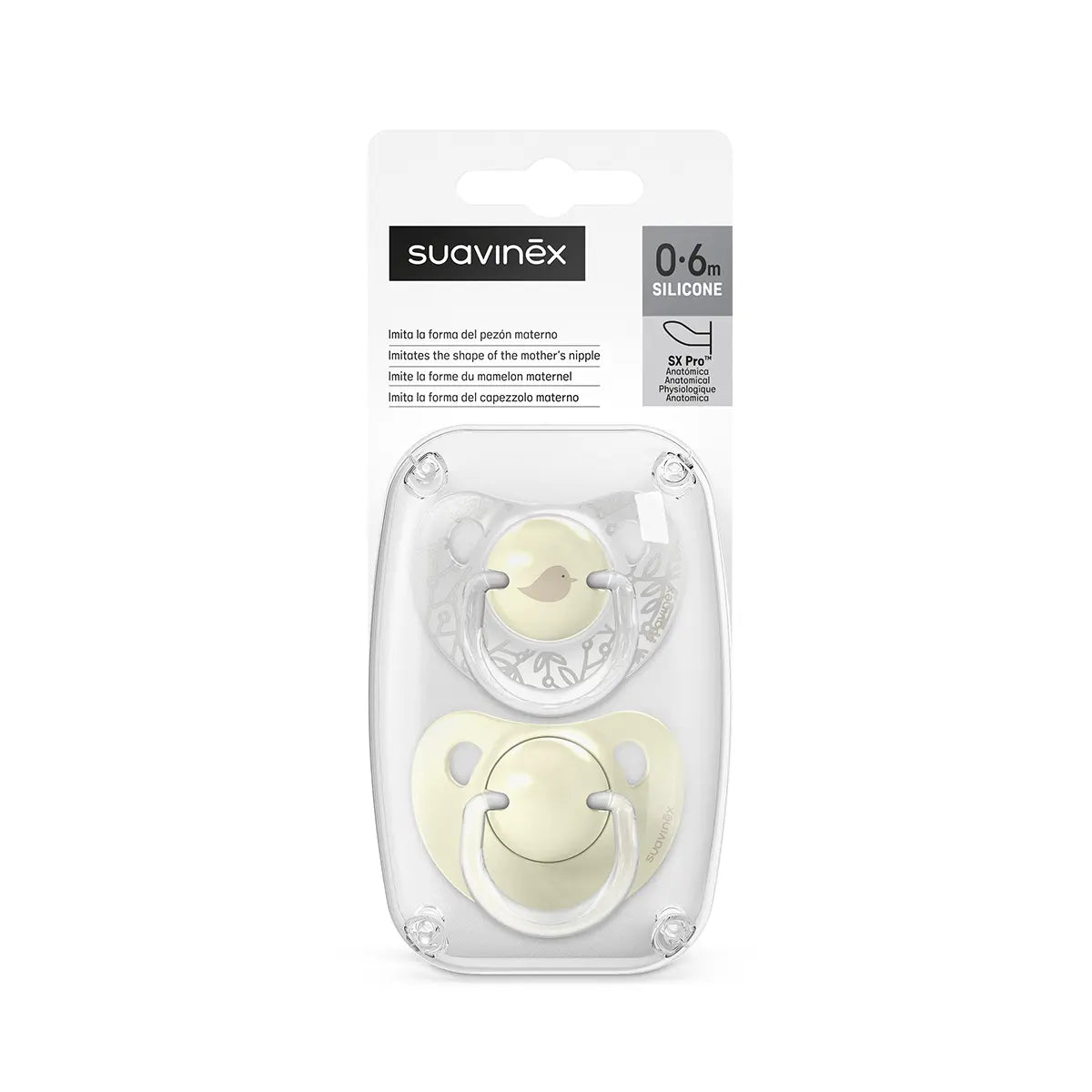 Suzetă Anatomică SX Pro 0-6 Luni, 2 Bucăți, Vanilie | - vanilie (4) [ps:0bdf3aca-4eb4-4182-95b9-2ec3196cb904]