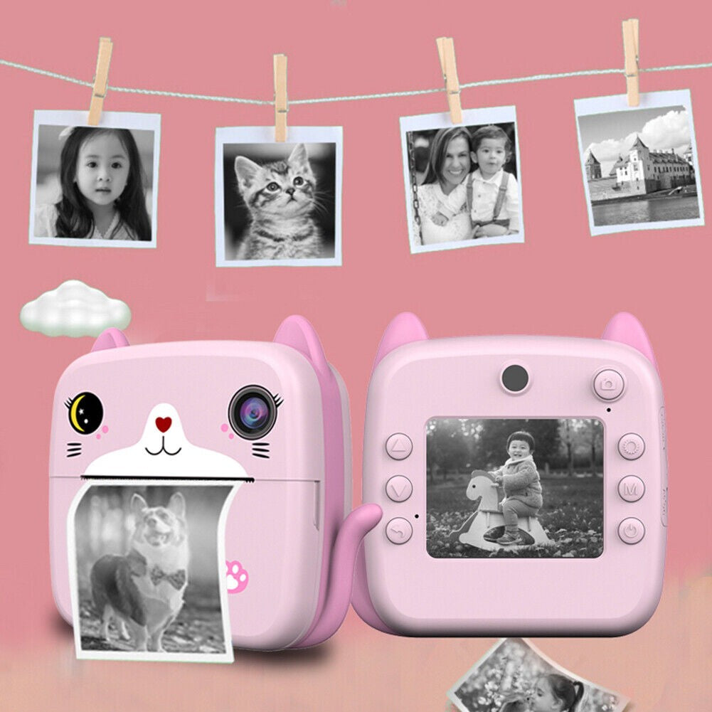 Camera Instantanee Copii Flippy, Printare Alb-Negru, Roz - Default Title (4) [ps:81def4da-e37b-4939-969f-35948aab1c16]