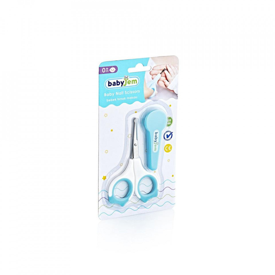 Forfecuta pentru bebelusi cu suport protectie BabyJem (Culoare: Bleu) [ps:2feb14a1-12d3-4374-9c0c-905af25c3111]