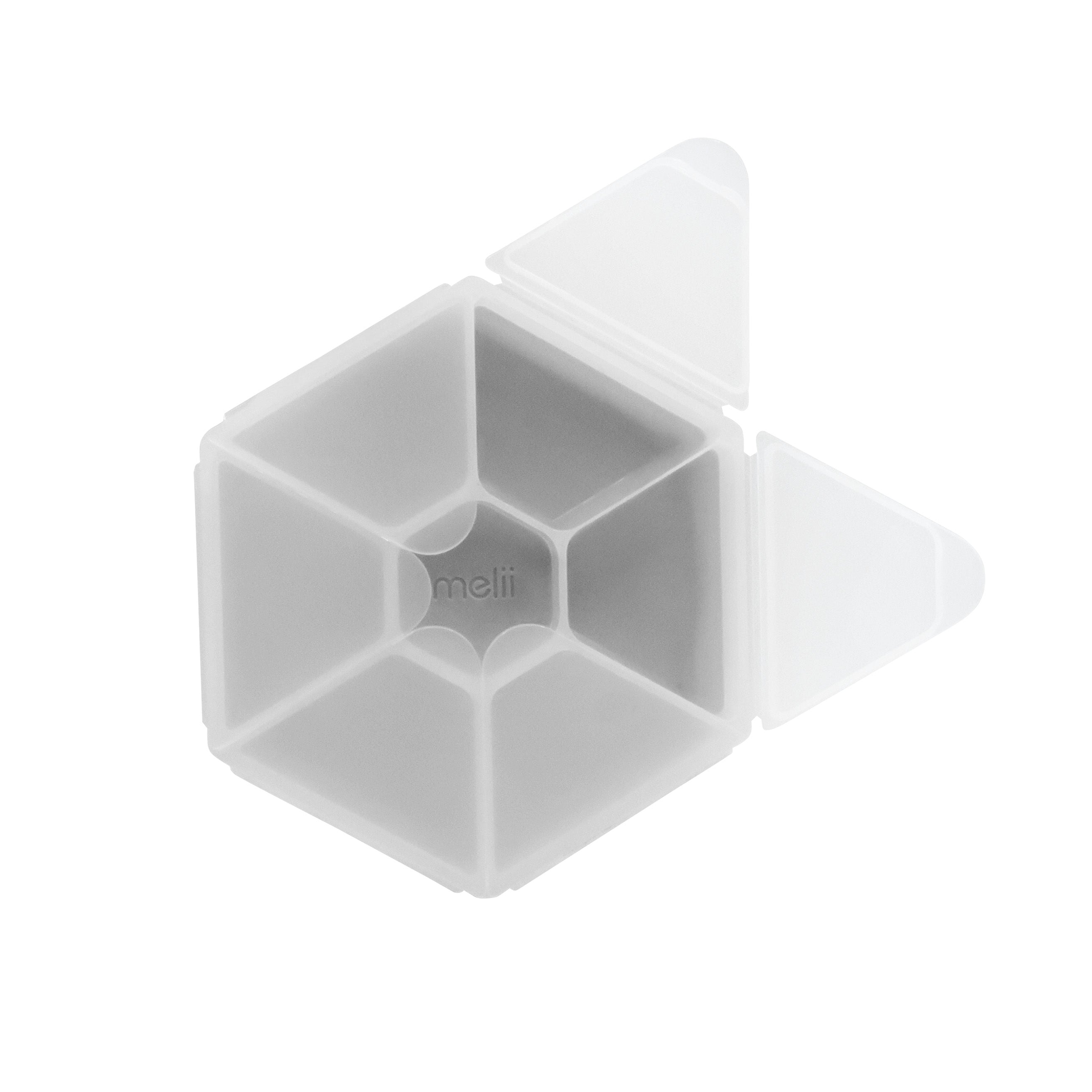 CUTIE SNACK HEXAGON SNACKLE 6 COMPARTMENTE, MELII, BLUE - Gri