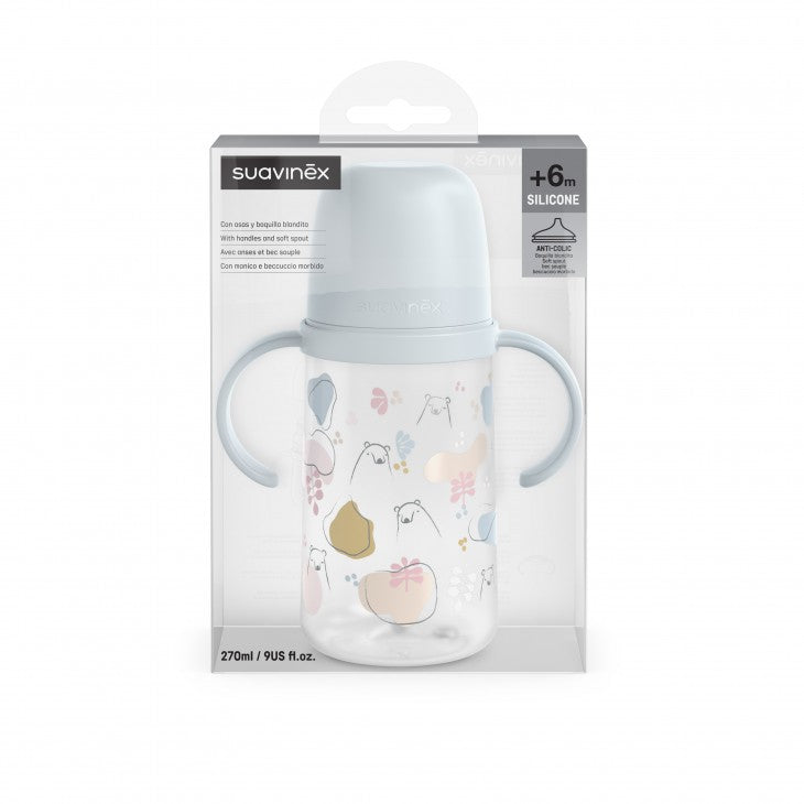 BEARS A DOUA CANA DIN SILICON 270ML +4L ALBASTRU [ps:b207ded0-29f9-48f3-b103-7950a569f3a0]