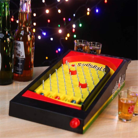 Joc Pinball cu Pahare Shoturi Flippy, Galben, 40x17.7 cm - Default Title (4) [ps:a2c3e4ba-c54e-4bef-8402-e730ce17d369]