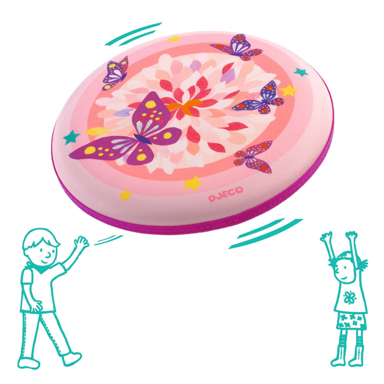 Disc frisbee Fluturi, Djeco - Imagine 2 [ps:d3053e88-ada5-49d9-bdbe-72a204739620]