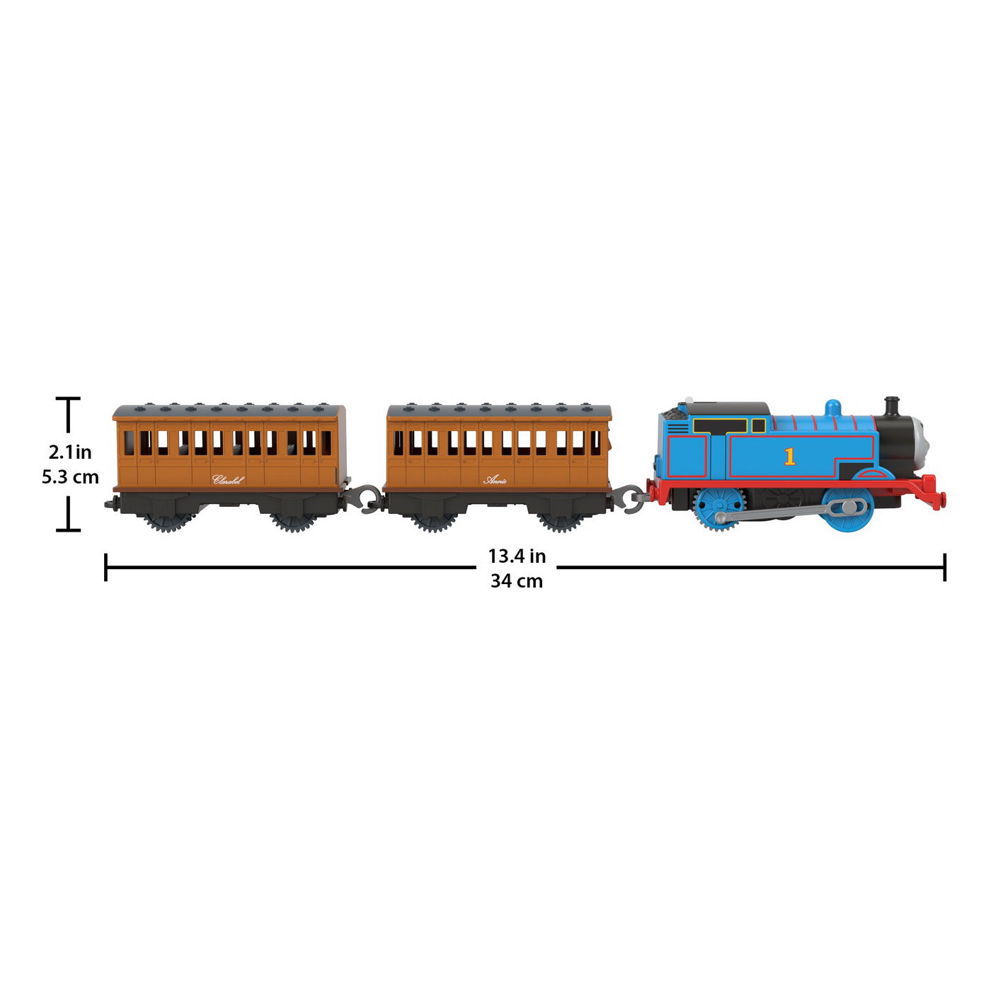 THOMAS LOCOMOTIVA MOTORIZATA SAFARI MONKEY THOMAS Mattel - Annie si Clarabel (4) [ps:ed9971e7-dfb3-45c5-bc2c-78ba1aacfa88]