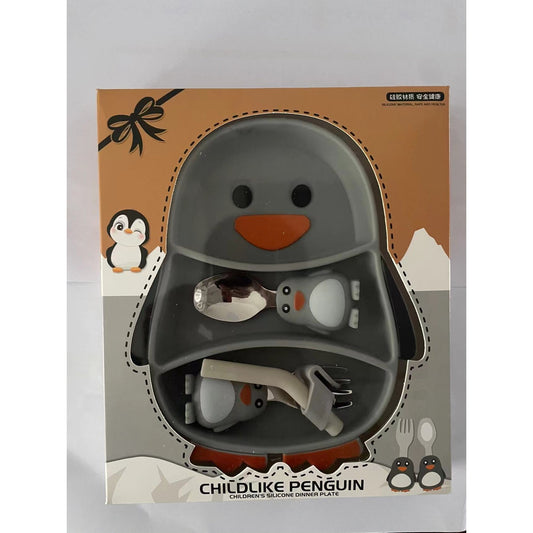 Set Diversificare Bebeluși Flippy, Silicon, Gri - Pinguin - Default Title (4) [ps:191dd8c2-829d-443e-b638-4cf917ff23f0]
