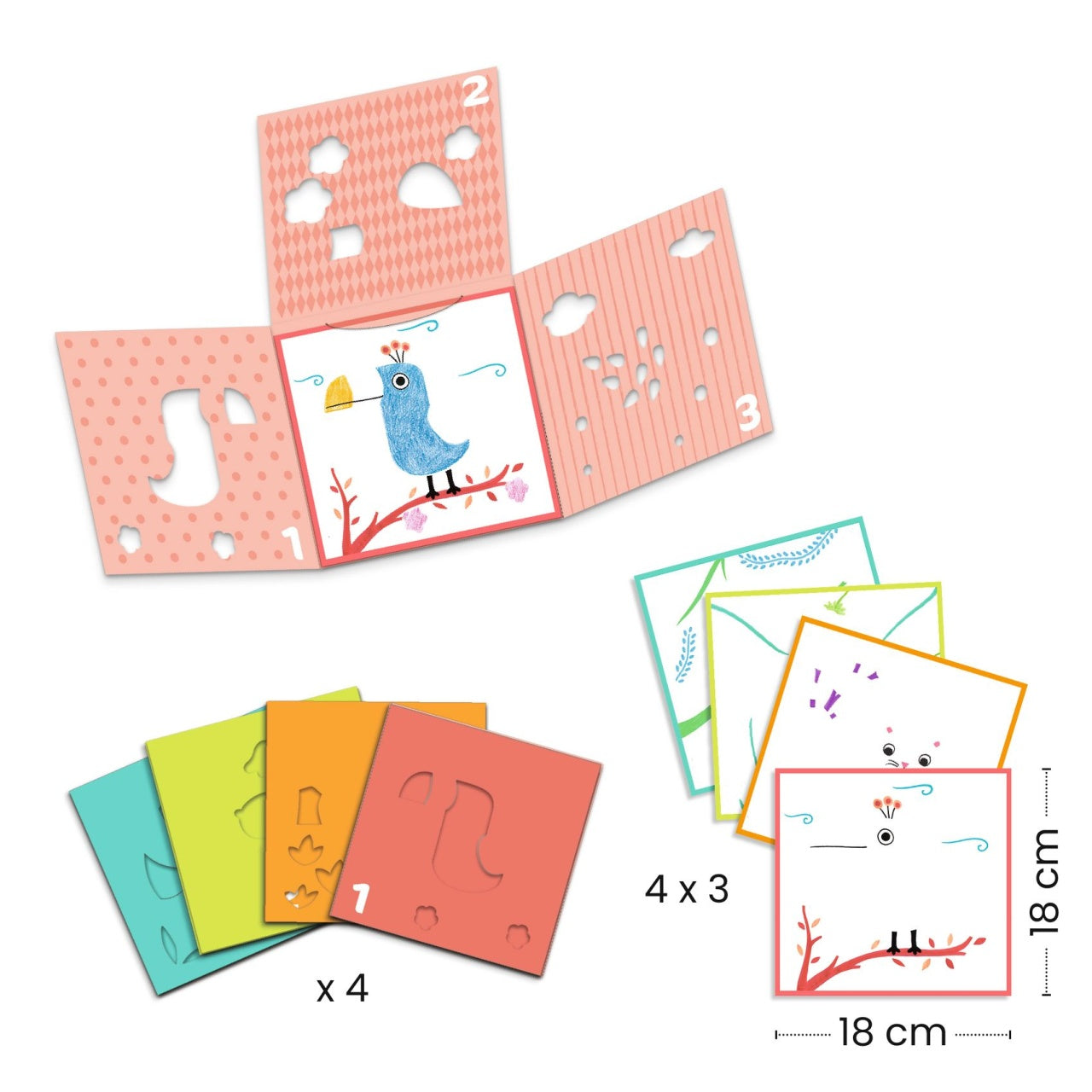 Joc de desen cu sablon, Djeco - Imagine 4 [ps:85e7693f-6731-4a93-96f4-ebf868aff4af]