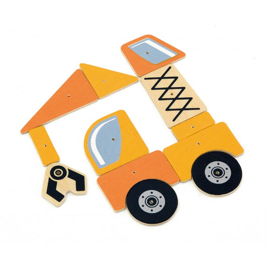 Set de mesterit - Vehicule de constructie, Viga [ps:dfa898b0-e220-4754-bc28-5d665ab8a2c5]