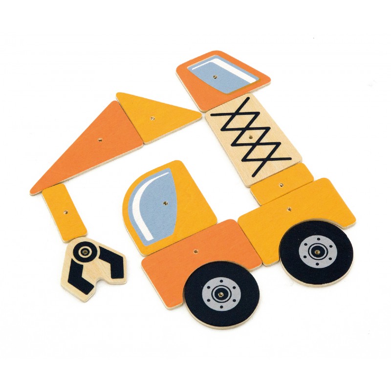 Set de mesterit - Vehicule de constructie, Viga [ps:dfa898b0-e220-4754-bc28-5d665ab8a2c5]