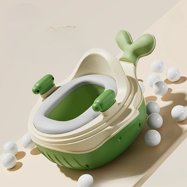 Oliță 2în1 Flippy Balena cu Reductor WC, Verde - Verde (4) [ps:83f59650-6fae-481a-a303-4e7845ba7b09]
