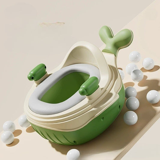 Oliță 2în1 Flippy Balena cu Reductor WC, Verde - Verde (4) [ps:83f59650-6fae-481a-a303-4e7845ba7b09]