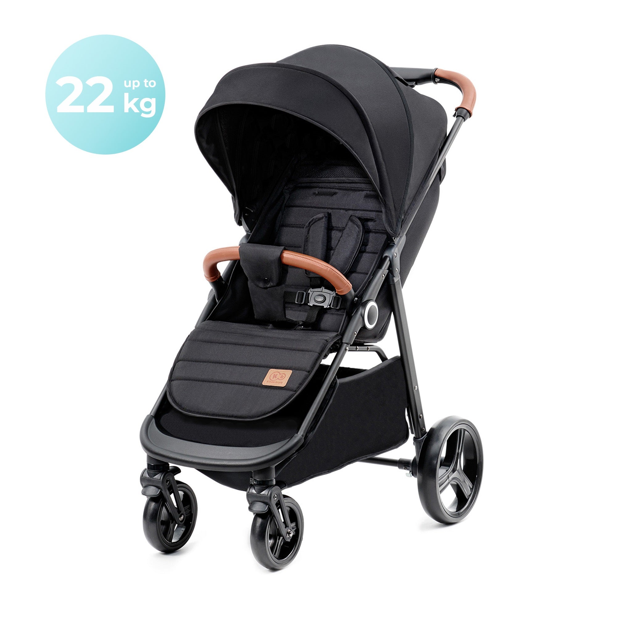 CARUCIOR SPORT KINDERKRAFT GRANDE PLUS, BLACK - Negru