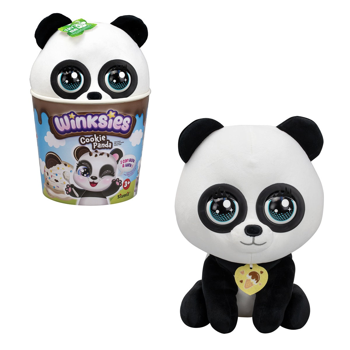 WINKSIES Cookie Panda, jucarie de plus, interactiva - Imagine 2 [ps:424c195d-b43a-4222-915c-6949f4880bd4]