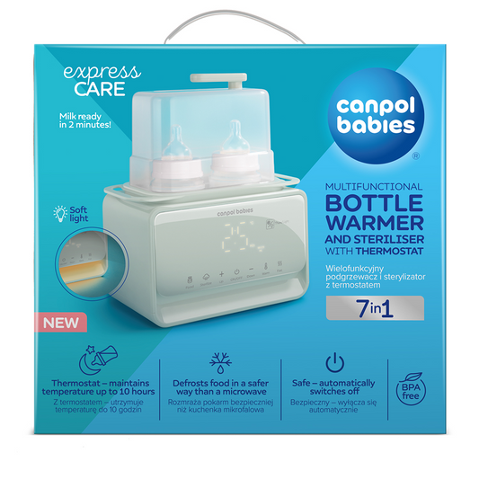 Canpol Babies Sterilizator și Incalzitor 7 in 1 cu termostat si lampa 12/218 [ps:bfb03229-f28c-4a51-aace-298be920033f]
