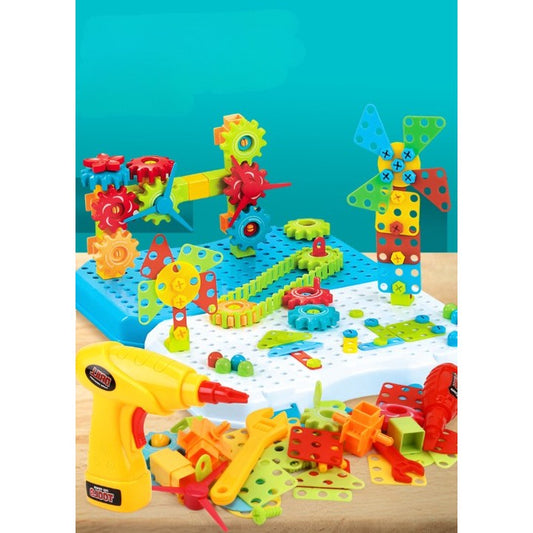 Set Construcție Puzzle Flippy cu Bormașină, 336 Piese, +3 - Default Title (4) [ps:583cd996-0d6a-434c-994c-9bdd3f9f3cb5]