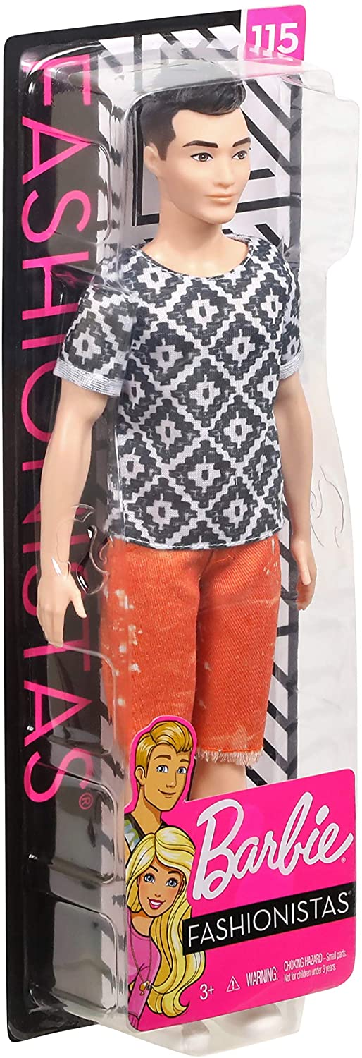 PAPUSA BAIAT FASHIONISTAS CU CAMASA SI PAPION Mattel - Tricou alb negru mozaic (4) [ps:c19ec2c1-dd2b-4111-b99b-f3b2e36e1ee4]
