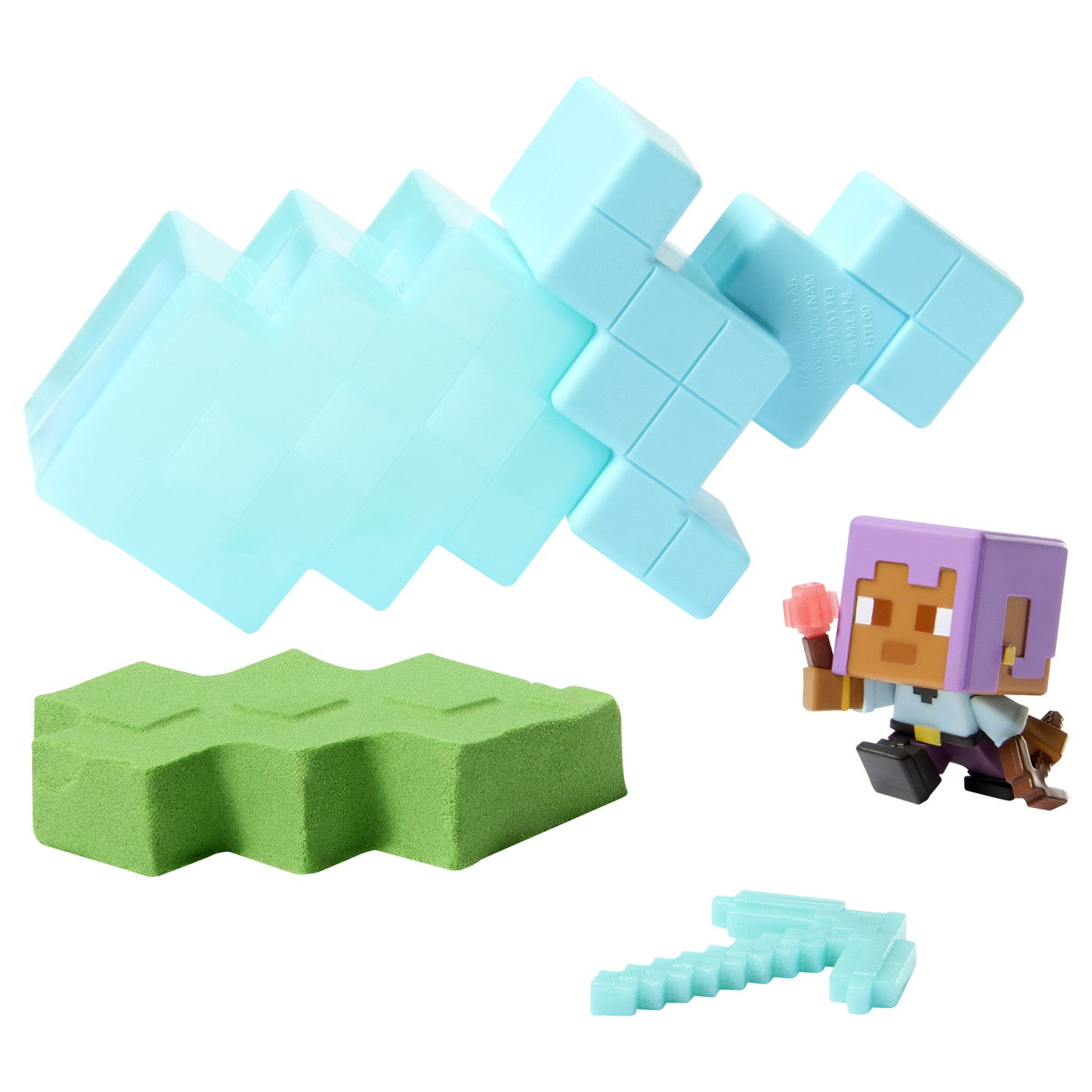 MINECRAFT MINI MODE SET EXPLORARE MINIERA TURQUOISE Mattel - Turquoise (4) [ps:04f0e052-0f7b-4906-a445-86bc633b137c]