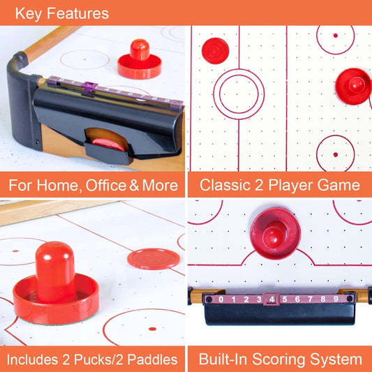 Masa Air Hockey Graffiti Flippy din Lemn, 76x38 cm, Maro - 76x38x61 cm (4) [ps:a606a741-265c-406c-920c-27bce24c8c79]