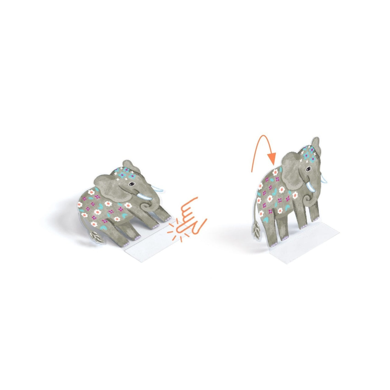 Set creativ de stickere reutilizabile Animale, Djeco - Imagine 3 [ps:73b74ccd-de4b-483d-97b9-bf33a7fe198d]