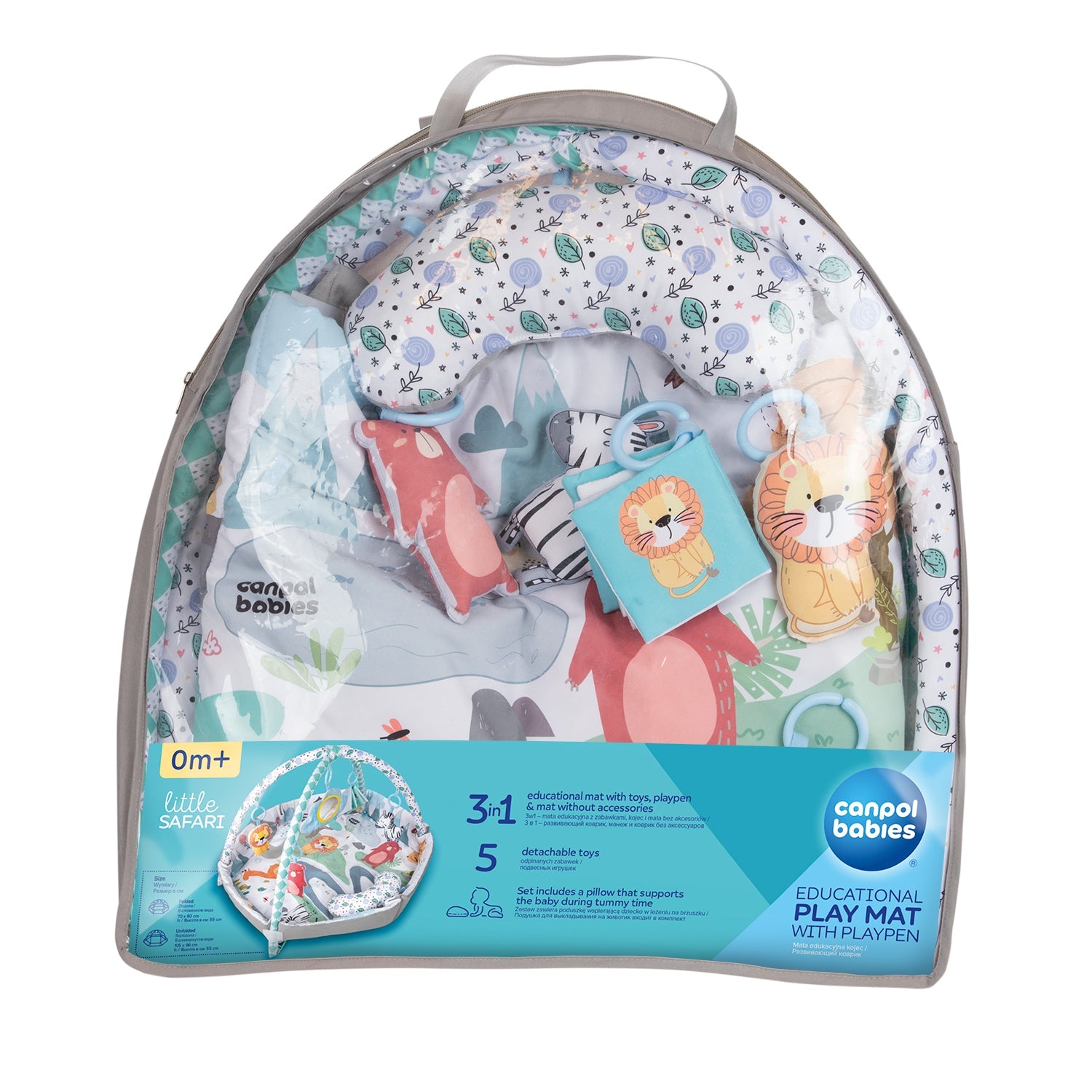 Canpol Babies Saltea Interactiva 0 luni+ Safari 81/100 - Imagine 12 [ps:0d6fbcb4-9828-49ef-a3c9-41f70984ef42]