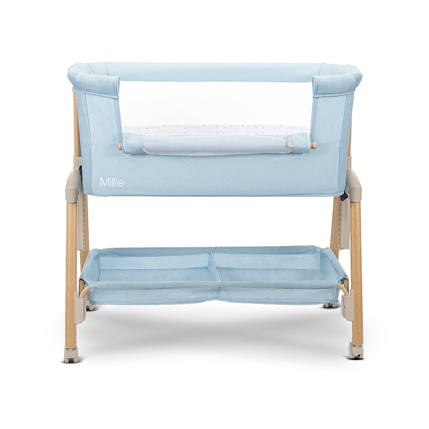 Patut pliabil, co-sleeper, Millie, 0 Luni+, max. 9 kg, inaltime reglabila 7 pozitii, sistem antireflux, plasa de tantari, saltea inclusa [ps:3ec45476-16ae-4d11-ade5-d5a26688f7dd]