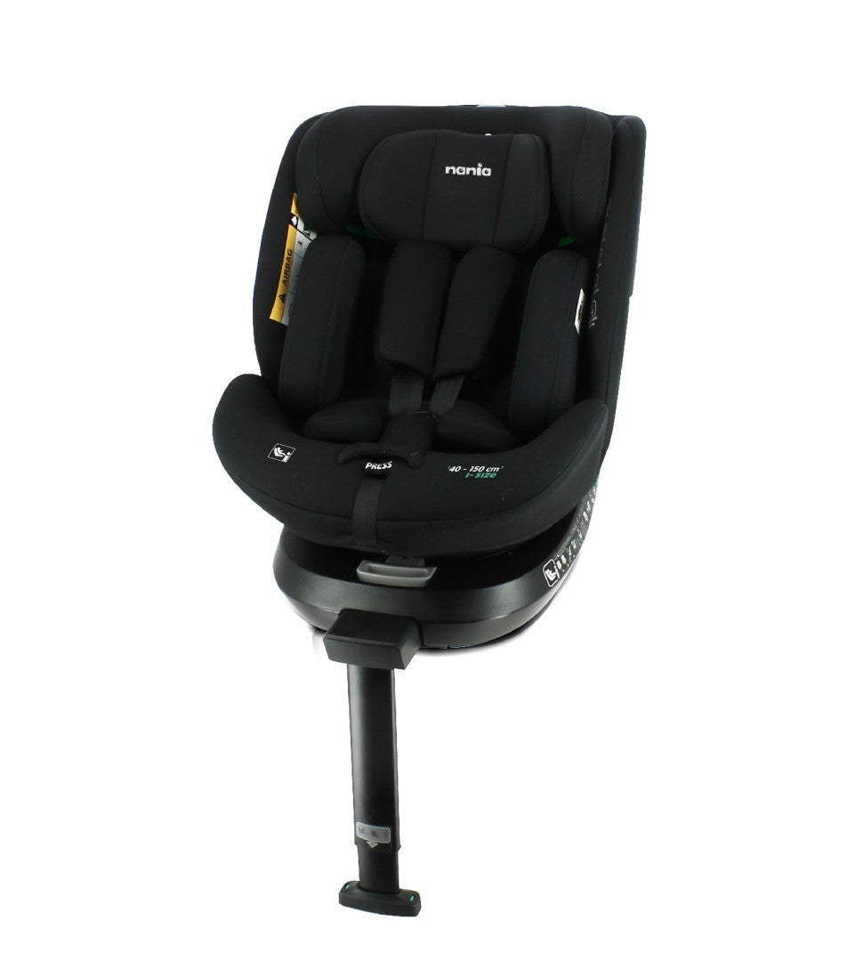 SCAUN AUTO NANIA SPIRIT, 40-150 CM, BLACK TEAM TEX - Imagine 4