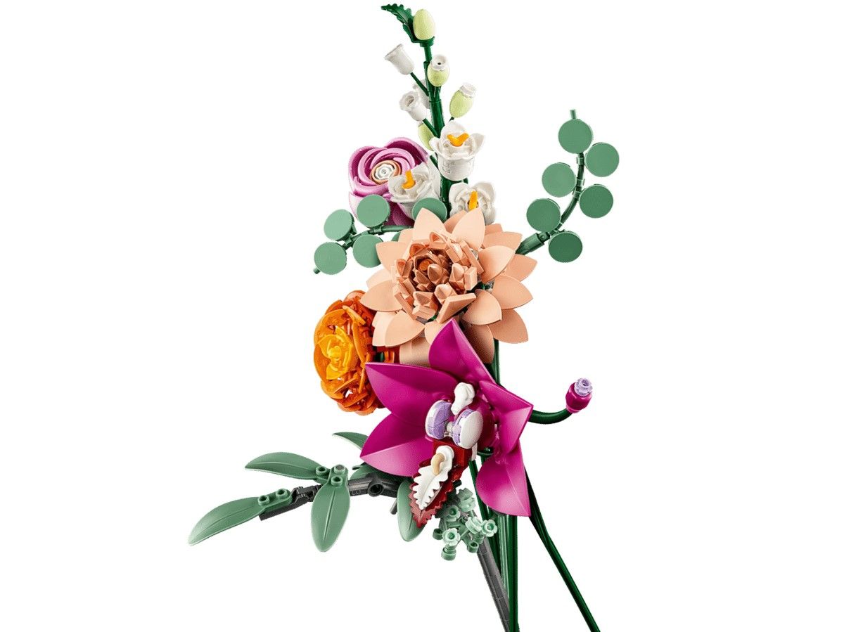 LEGO BOTANICALS BUCHET DE FLORI ROZ 10342 - Imagine 4