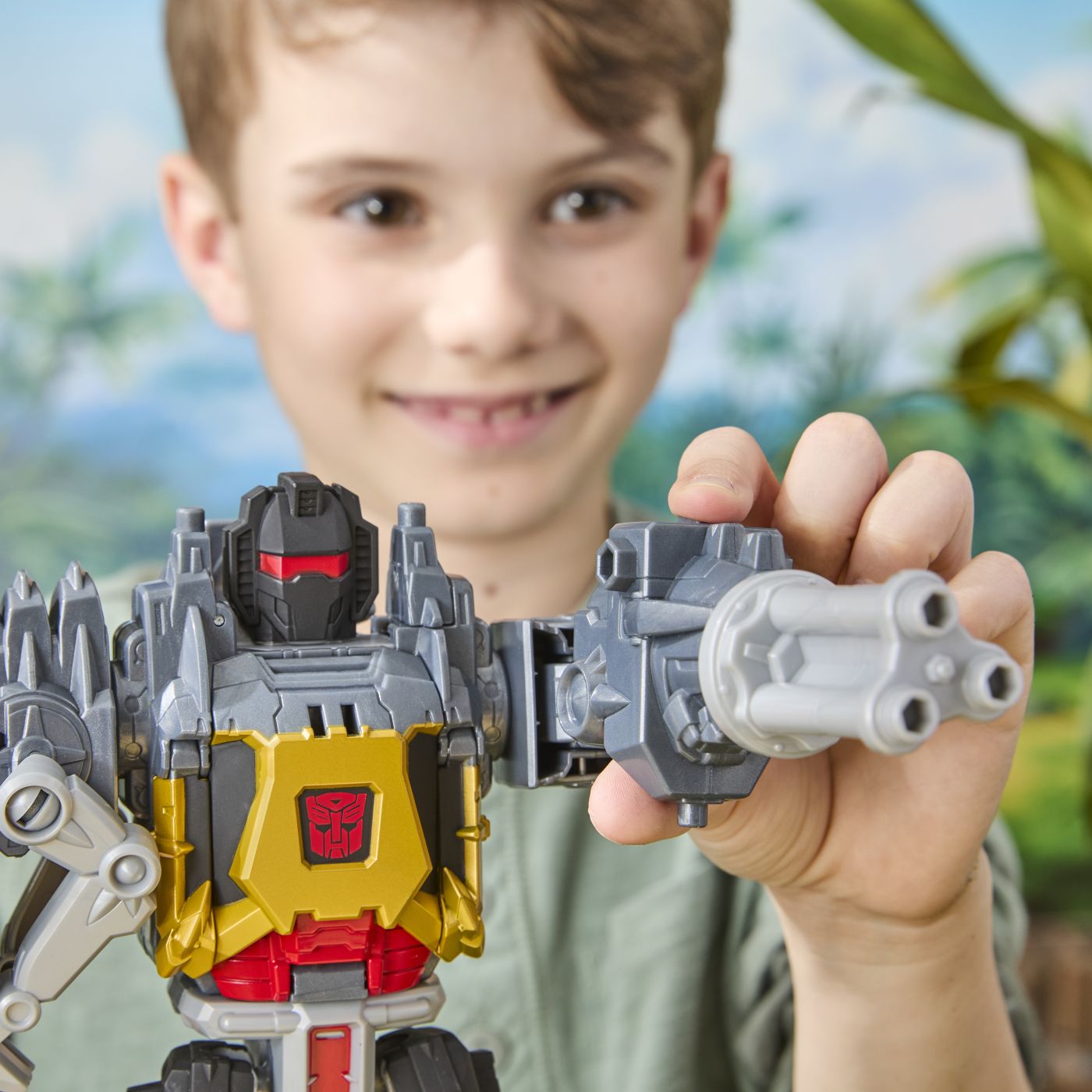 TRANSFORMERS CYBERWORLD ROBOT GRIMLOCK TRANSFORMABIL IN - Imagine 4