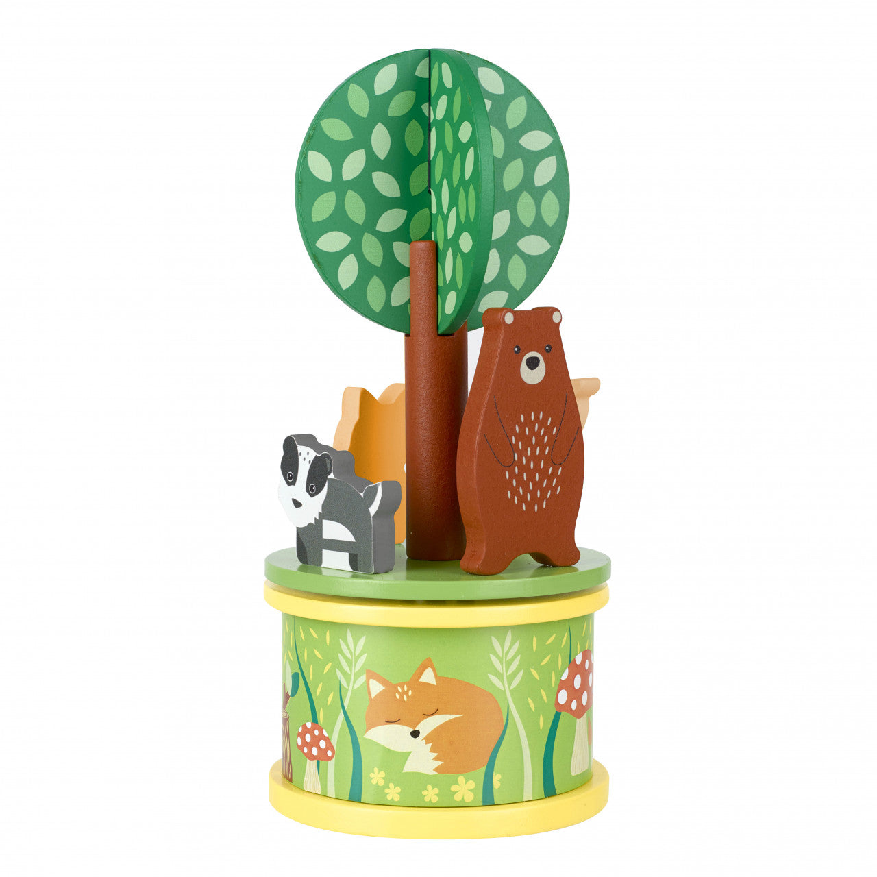 Carusel muzical cu animale de padure, Orange Tree Toys - Imagine 3 [ps:809ebdc1-1e1a-4704-ac19-a7af40277c81]
