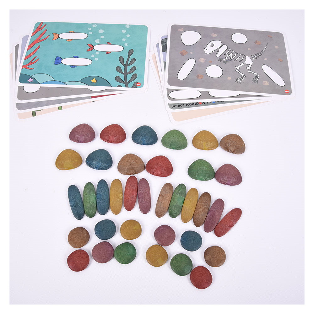 Junior Rainbow Eco-Pebbles Edx Education - Set Pietricele - Default Title (4) [ps:232761fc-7208-42aa-bb32-1ab6fb697845]