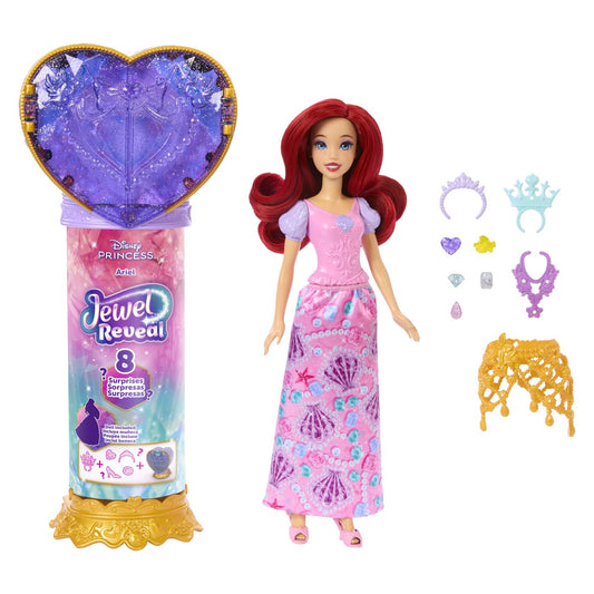 DISNEY PRINCESS JEWEL REVEAL PAPUSA ARIEL Mattel - Imagine 4