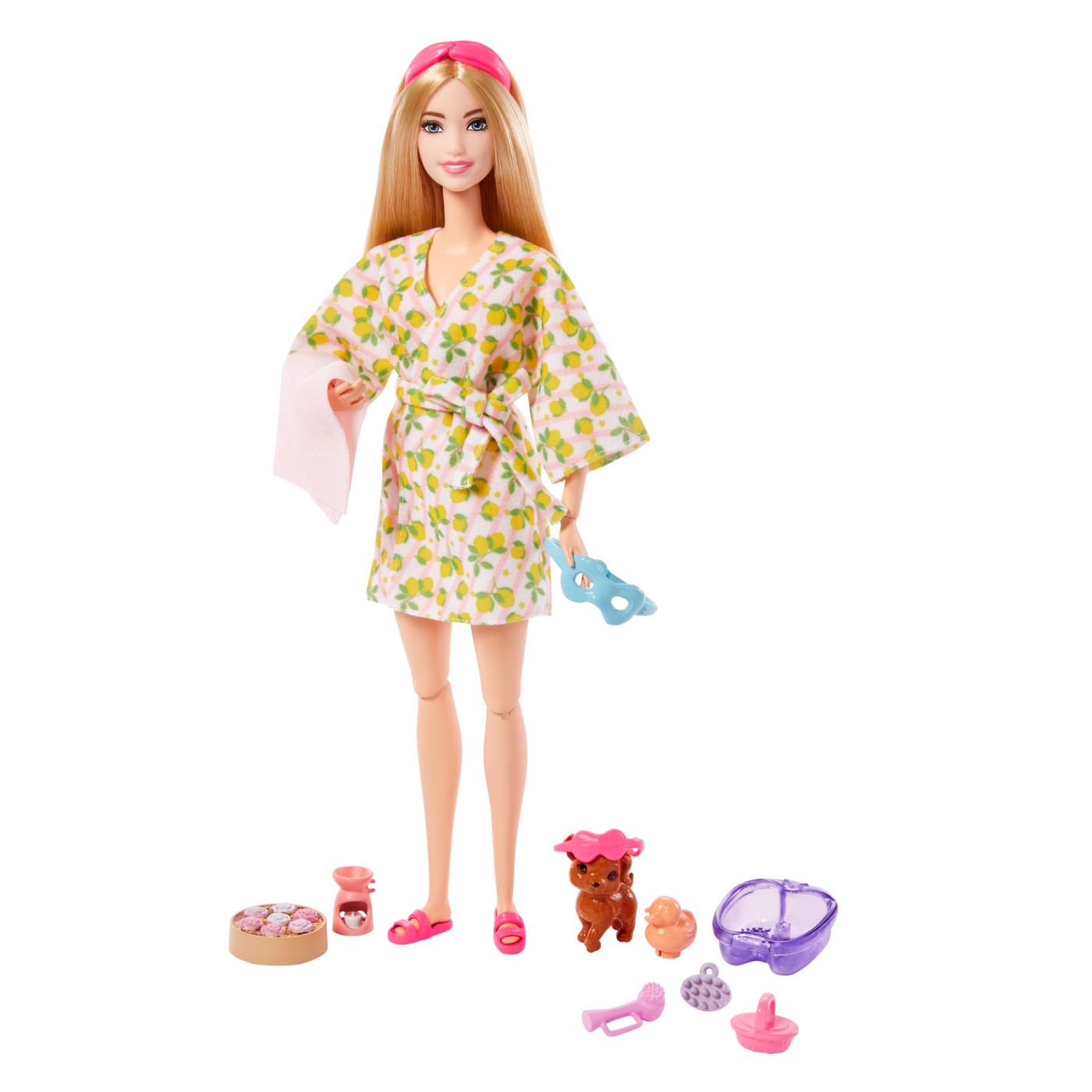 BARBIE SET DE JOACA CU ACCESORII PAPUSA BARBIE O ZI LA - Imagine 4