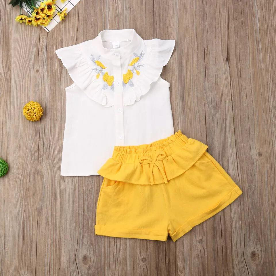 Set camasuta si pantaloni cu broderie Drool (Culoare: Roz, Marime: 140) [ps:92da5095-4190-458d-9e63-bc3c0195720c]